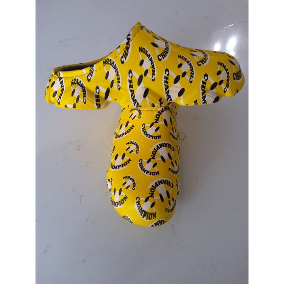 $Champion super miloso smile Comfort slides yellow size 9 men's Outdoor - Picture 3 of 8